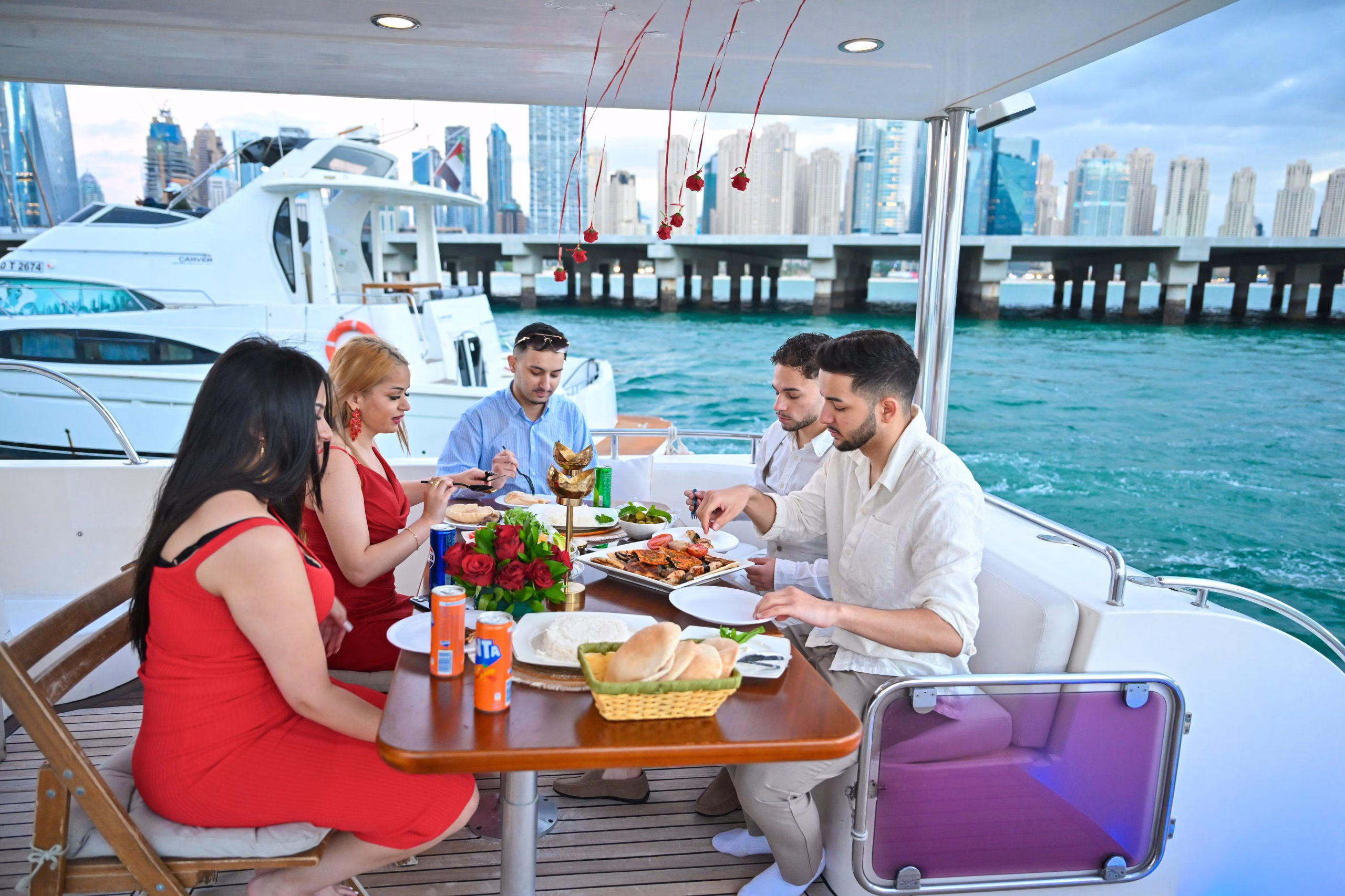 Corporate yacht Dubai team building luxury experience