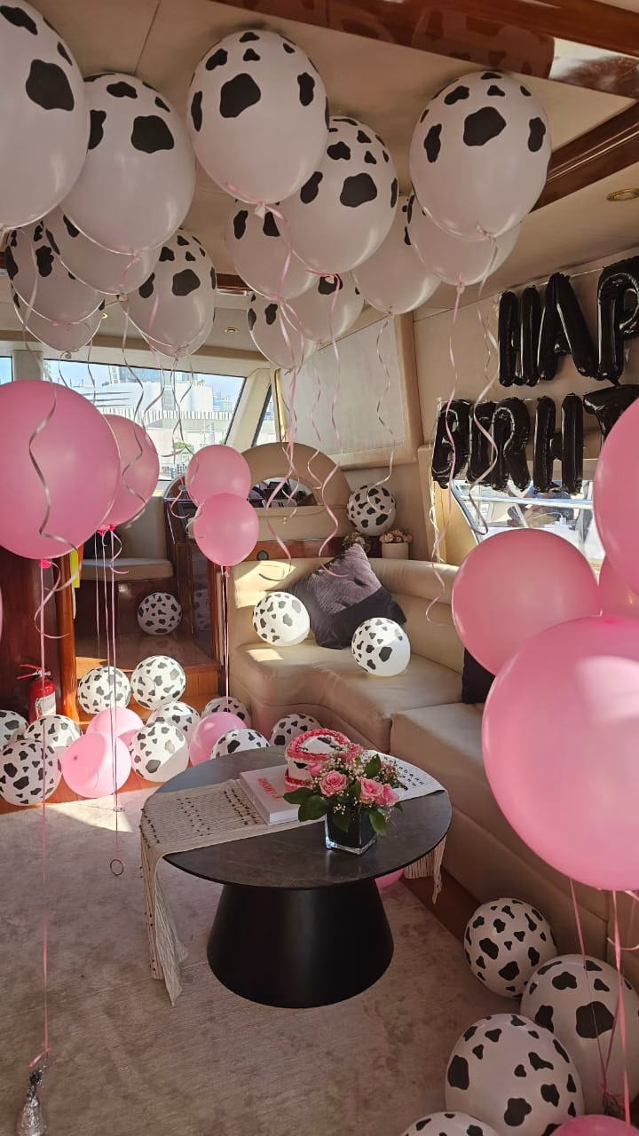 Luxury yacht birthday party for kids in Dubai Marina