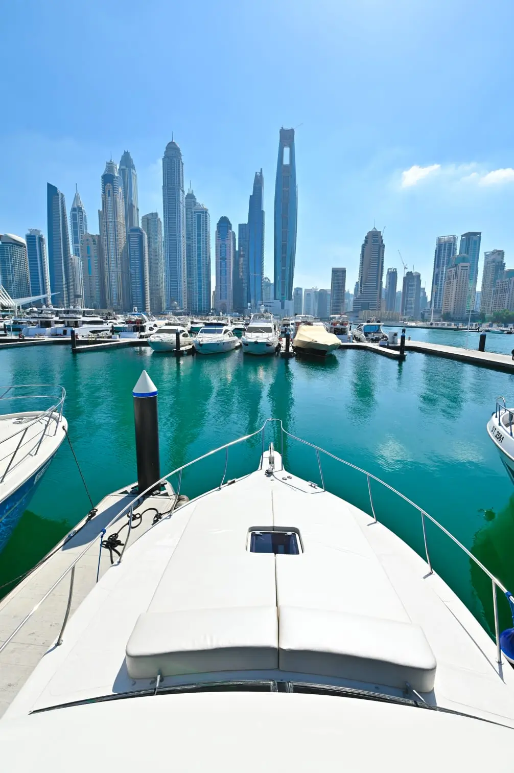 Yacht party setup Dubai Marina