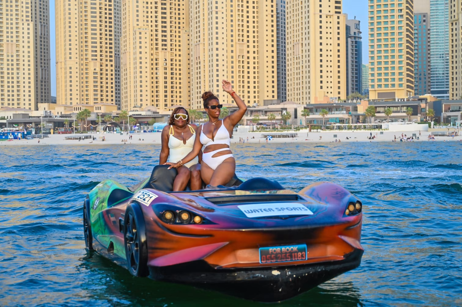 Jet car Dubai luxury yacht experience