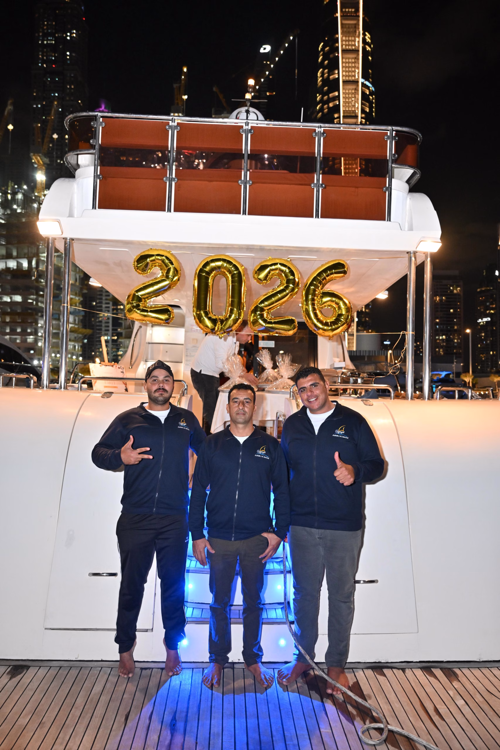 All inclusive yacht party Dubai NYE for couples romantic cruise