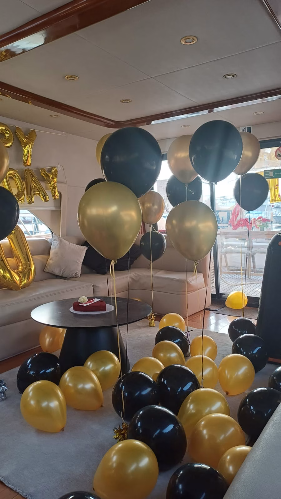 Luxury yacht birthday experience